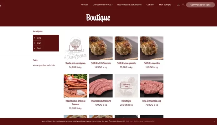 Création de site web